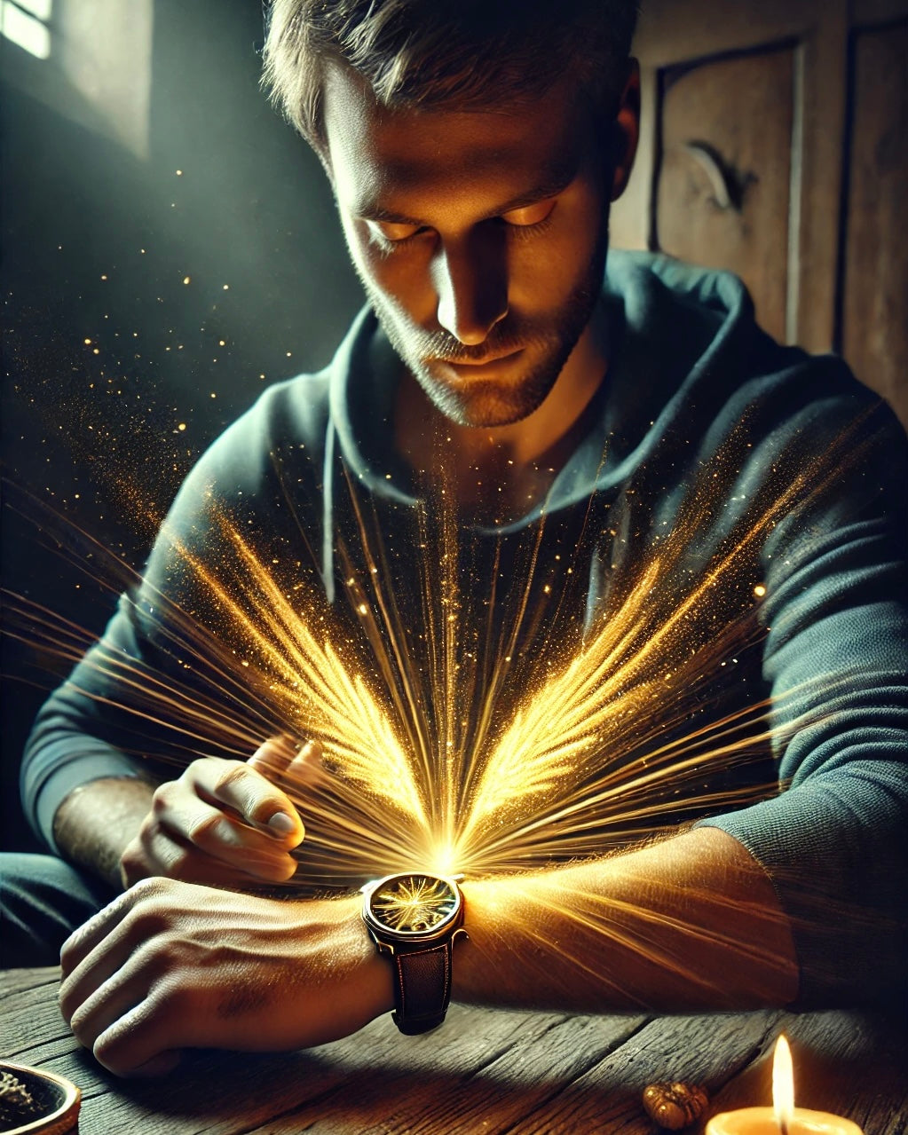 benediction divine montre l ours dore