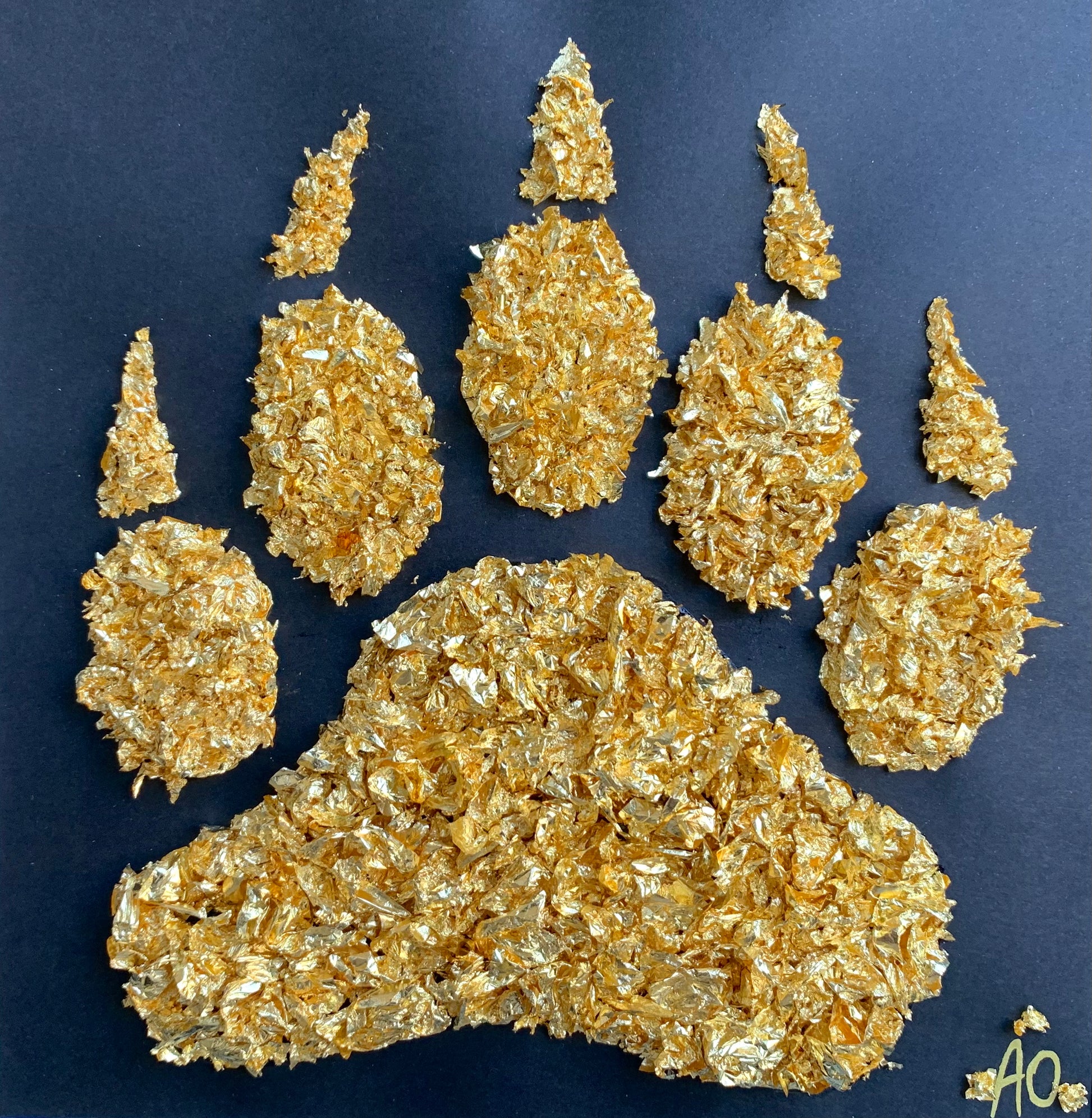L'OURS DORÉ - Tableaux en feuilles d'or fait par L'ours Doré